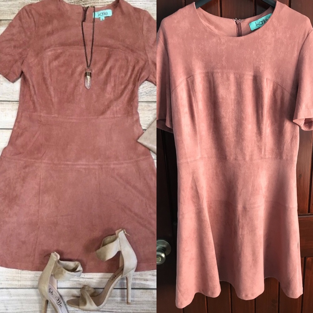 Karlie suede dress